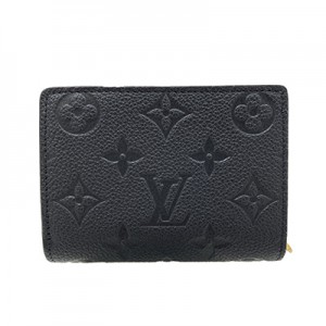 ルイヴィトン LOUIS VUITTON 財布 二つ折り ルイ・ヴィトン ポルトフォイユ・クレア グレインカーフレザー ノワール M80151