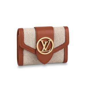ルイヴィトン Louis Vuitton ポルトフォイユ LV ポンヌフ コンパクト M81393