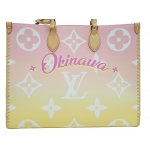 ルイヴィトン LOUIS VUITTON オンザゴーGM オキナワ 2wayトートバッグ ピンク モノグラム M57889