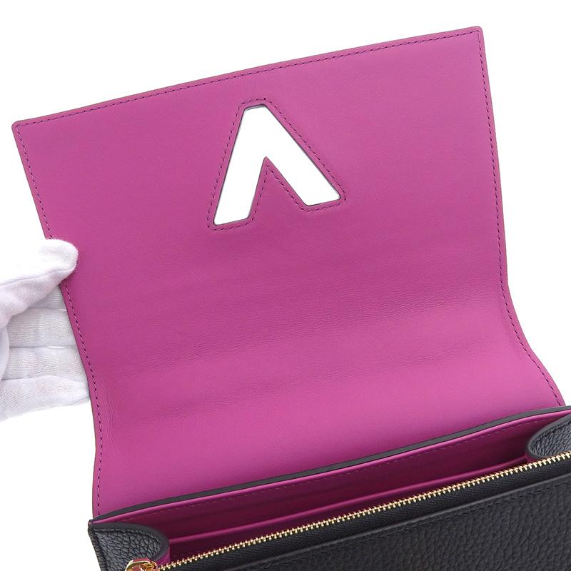 ルイ ヴィトン LOUIS VUITTON ツイストワンハンドルPM 2WAY ハンドバッグ ショルダーバッグ レザー ノワール M57093