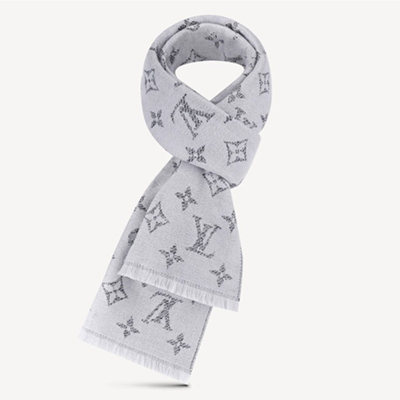 ルイ・ヴィトン LOUIS VUITTON エシャルプ・モノグラム デニム・グリ M76246