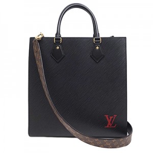 ルイ ヴィトン LOUIS VUITTON エピレザー サックプラ PM 斜め掛け 2way ショルダー ハンドバッグ ブラック 黒 M58658