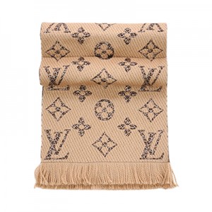 ルイヴィトン M75884 マフラー ヴィトン LV エシャルプ・ジャイアントモノグラム ジャングル ウール/シルク ベージュ LOUIS VUITTON