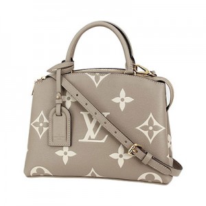 ルイヴィトン LOUIS VUITTON プティ・パレ PM バイカラー モノグラム アンプラント レザー トゥルトレールクレーム m58914