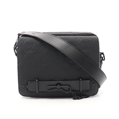 ルイ・ヴィトン LOUIS VUITTON スティーマー メッセンジャー トリヨンモノグラム ノワール ショルダーバッグ レザー ブラック M57307