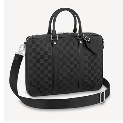 ルイヴィトン LV シリウス・ブリーフケース ダミエアンフィニ レザー N45288