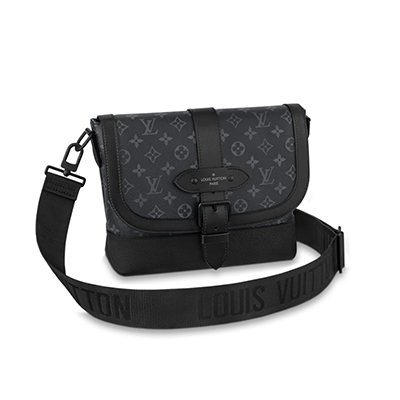 ルイヴィトン LV ショルダーバッグ メッセンジャー モノグラム エクリプス 黒 M45911