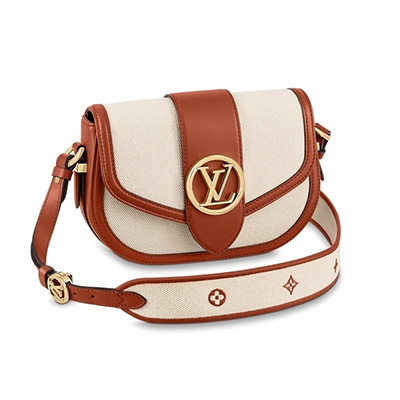 LOUIS VUITTON LV ポンヌフ・ソフト MM ショルダーバッグ M59446