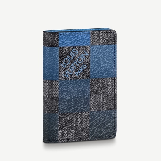 Louis Vuitton カードケース ポケット・オーガナイザー ブルー M40412