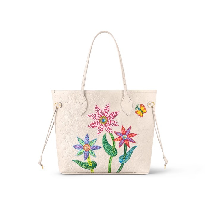ルイヴィトン LV × YK 草間彌生 ネヴァーフル MM　フラワー M21733