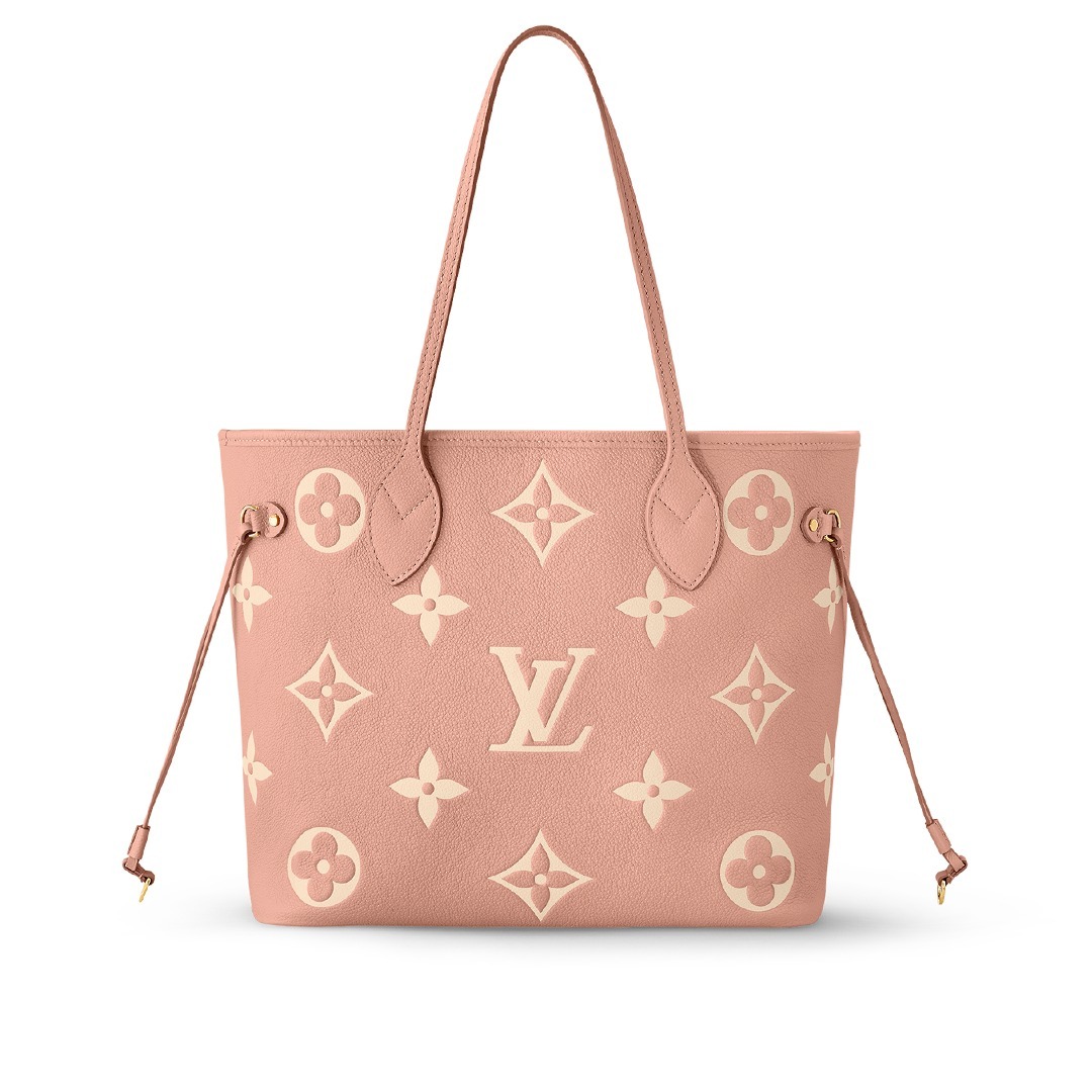 ルイヴィトンバッグ レディース LOUIS VUITTON バイカラー モノグラムアンプラント ネヴァーフル MM M46329