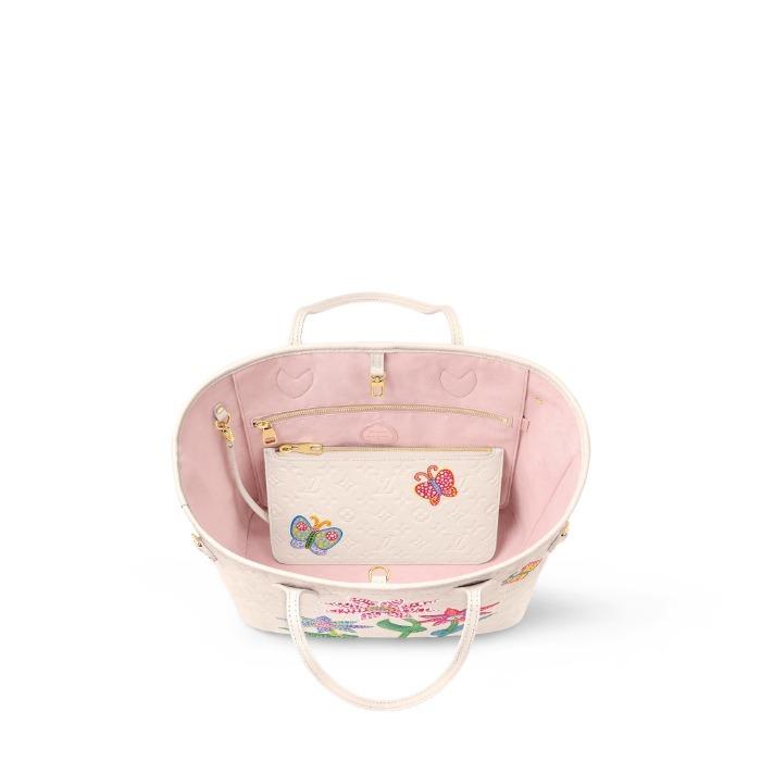 ルイヴィトン LV × YK 草間彌生 ネヴァーフル MM　フラワー M21733
