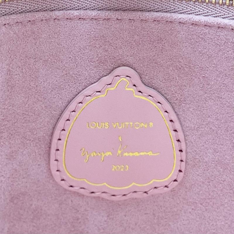 ルイヴィトン ハンドバッグ モノグラム・アンプラント LV × YK オンザゴーPM M21732 フラワー 草間彌生