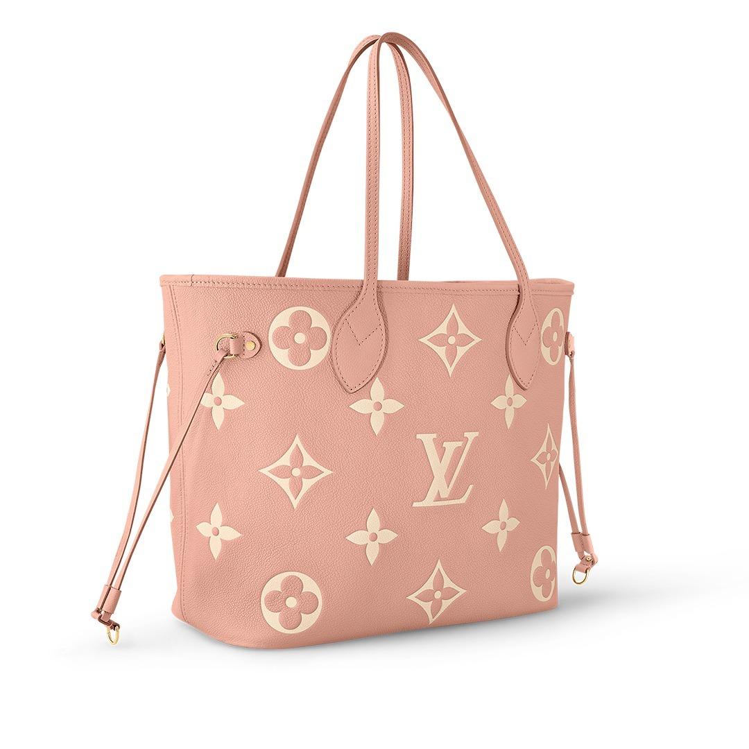 ルイヴィトンバッグ レディース LOUIS VUITTON バイカラー モノグラムアンプラント ネヴァーフル MM M46329