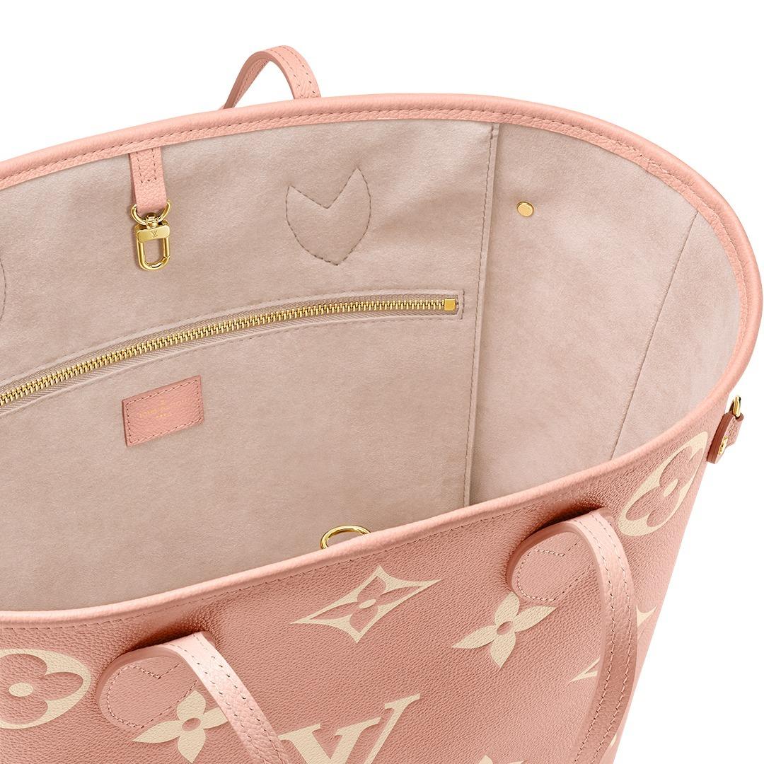 ルイヴィトンバッグ レディース LOUIS VUITTON バイカラー モノグラムアンプラント ネヴァーフル MM M46329