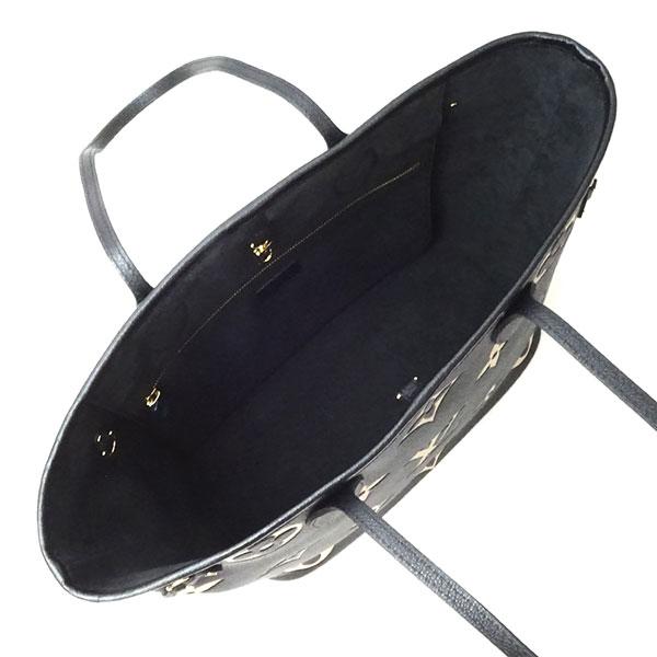 ルイヴィトンバッグ レディース LOUIS VUITTON バイカラー モノグラムアンプラント ネヴァーフル MM ブラック+ベージュ M58907