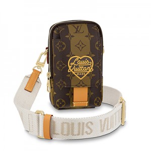 ルイ・ヴィトン Louis Vuitton ダブル・フォンポーチ ブラウン M81005