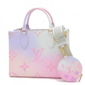 ルイ・ヴィトン LV ハンドバッグ ショルダーバッグ オンザゴーPM サンライズ パステル M59856