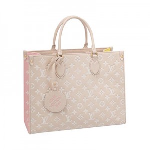 LOUIS VUITTON ルイヴィトン トートバッグ アンプラント オンザゴー MM ローズベージュ M46128