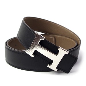 エルメスベルト HERMES Hバックル リバーシブルベルト  H シルバー バックル リバーシブル ベルト he-be-1571