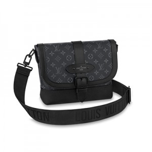 ルイヴィトン LV ショルダーバッグ メッセンジャー モノグラム エクリプス 黒 M45911