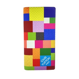 ルイヴィトン LOUIS VUITTON 3D マルチカラー 長財布 ポルトフォイユ ブラザ NM ダミエ グラフィット  N60457