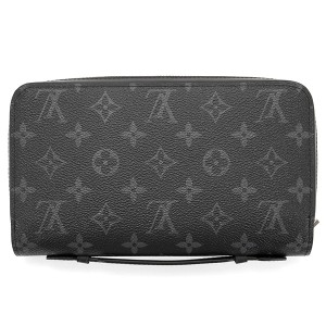 ルイヴィトンコピー (LOUIS VUITTON) セカンドバッグ ラウンドファスナー 長財布 モノグラム エクリプス ジッピーXL M61698