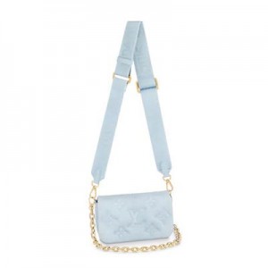 ルイヴィトン Louis Vuitton ウォレットオンストラップ バブルグラム レザー M81399