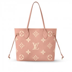 ルイヴィトンバッグ レディース LOUIS VUITTON バイカラー モノグラムアンプラント ネヴァーフル MM M46329