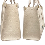 ルイヴィトン ハンドバッグ モノグラム・アンプラント LV × YK オンザゴーPM M21732 フラワー 草間彌生