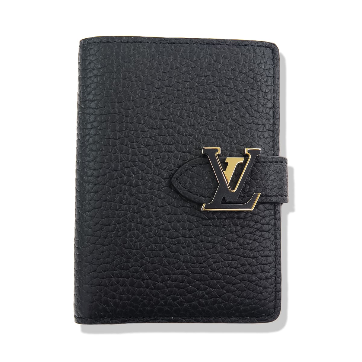 ルイヴィトン二つ折り財布 カプシーヌ LV ヴェルティカル CPウォレット ノワール レデイース M81561
