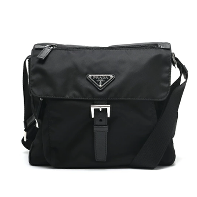 プラダ バッグ ナイロン 1BD994 V44 F0002 V OOO ショルダー ブラック PRADA メンズ レディース 