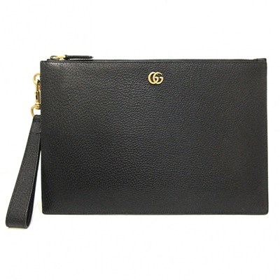 グッチ GUCCI GGマーモント クラッチバッグ レザー ポーチ メンズ  475317 DJ20T 1000