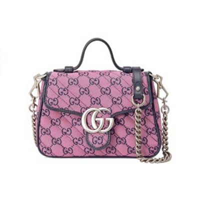 グッチ GUCCI GGマーモント ミニ トップ ハンドルバッグ 583571 2UZCN 5279
