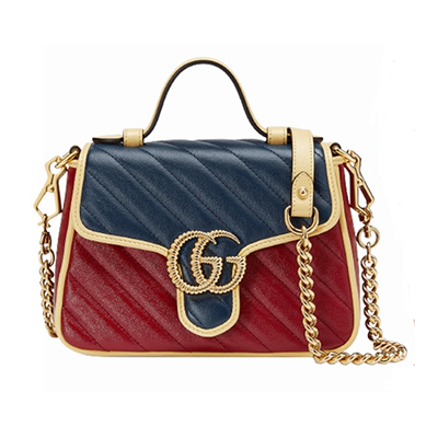 グッチ GUCCI GGマーモント ミニ トップハンドルバッグ 583571 1X5CG 6775