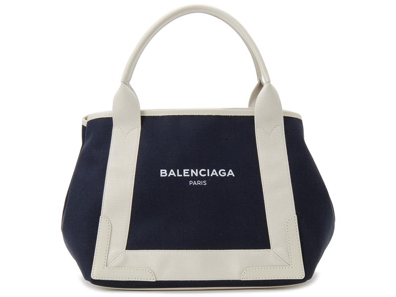 バレンシアガトートバッグ NAVY CABAS S ネイビーカバス ブルー 339933 K9H1N 4092​