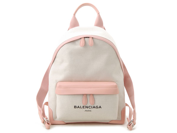バレンシアガ BALENCIAGA リュックサック NAVY BACKPACK ピンク 409010 AQ38N 1081​