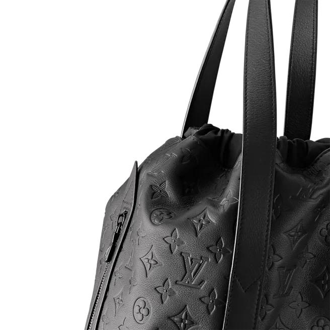 Louis Vuitton ヘルメットバッグ バッグモノグラム トートバッグ メンズ 黒  M46554