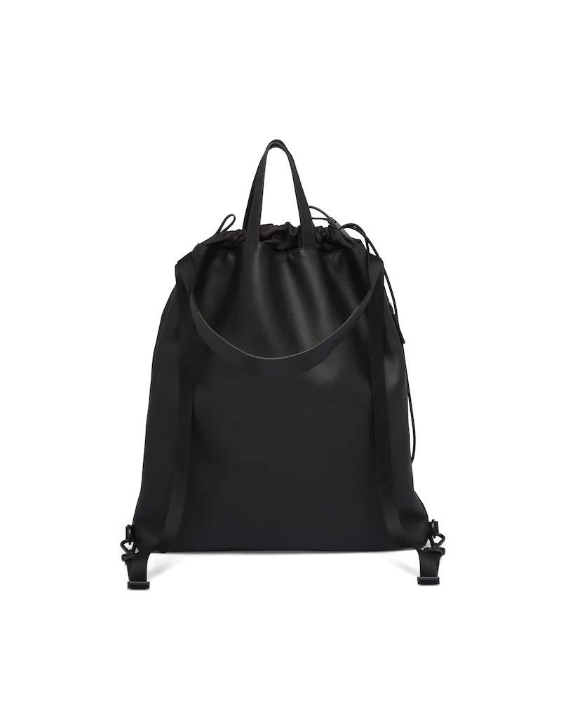 PRADA レザー バックパック リュックパック ブラック シンプル 2VZ035_2BYA_F0002