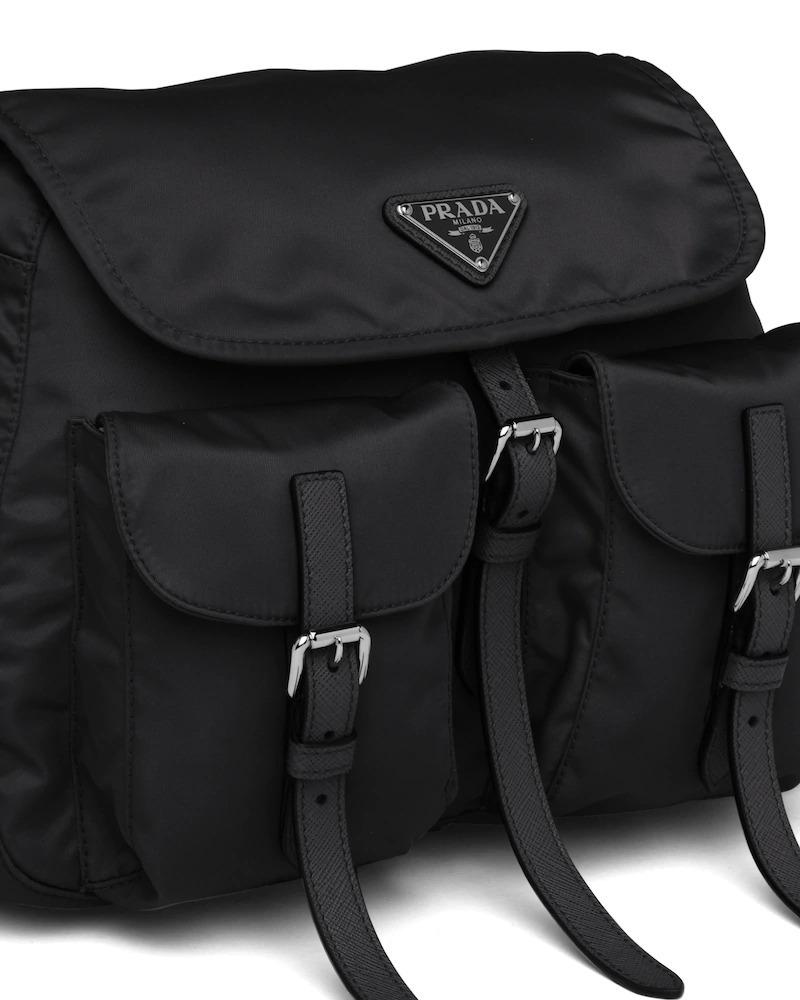 プラダ PRADA ナイロン×サフィアーノ ショルダーバッグ ブラック 1BD225_V44_F0002_V_OOH