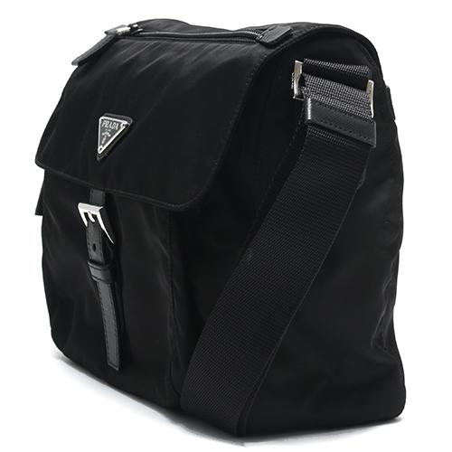 プラダ バッグ ナイロン 1BD994 V44 F0002 V OOO ショルダー ブラック PRADA メンズ レディース 