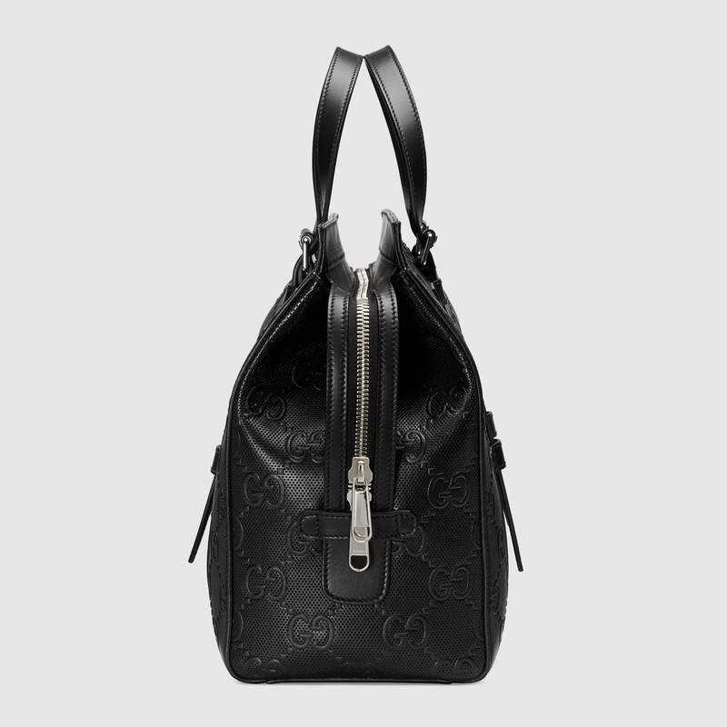 グッチ GUCCI GGエンボス トートバッグ レザー 625774 1W3AN 1000 ブラック