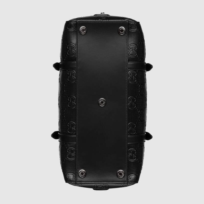 グッチ GUCCI GGエンボス トートバッグ レザー 625774 1W3AN 1000 ブラック