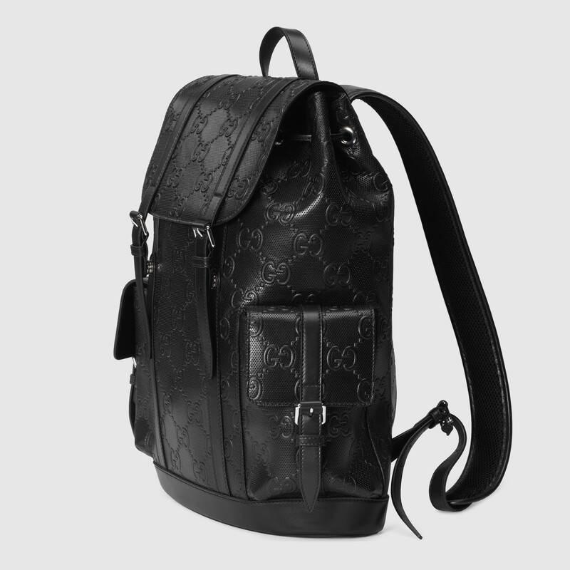 グッチ GUCCI GGエンボス バックパック リュックサック ブラック 625770 1W3BN 1000