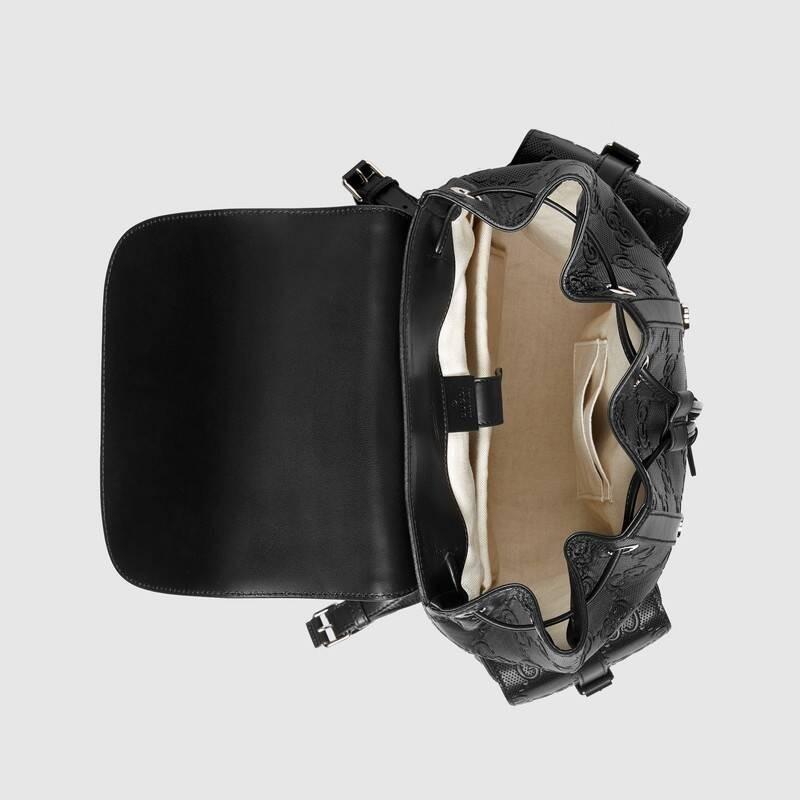 グッチ GUCCI GGエンボス バックパック リュックサック ブラック 625770 1W3BN 1000
