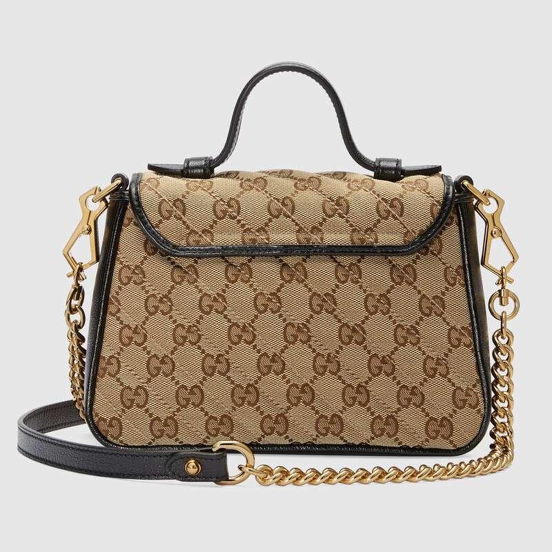グッチ GUCCI GGマーモント ミニ トップ ハンドルバッグ 583571 HVKEG 9772
