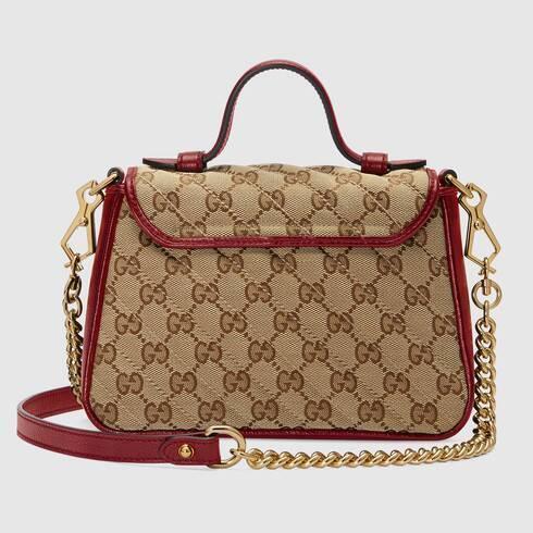 グッチ GUCCI GGマーモント ミニ トップハンドル バッグ 583571 HVKEG 8561