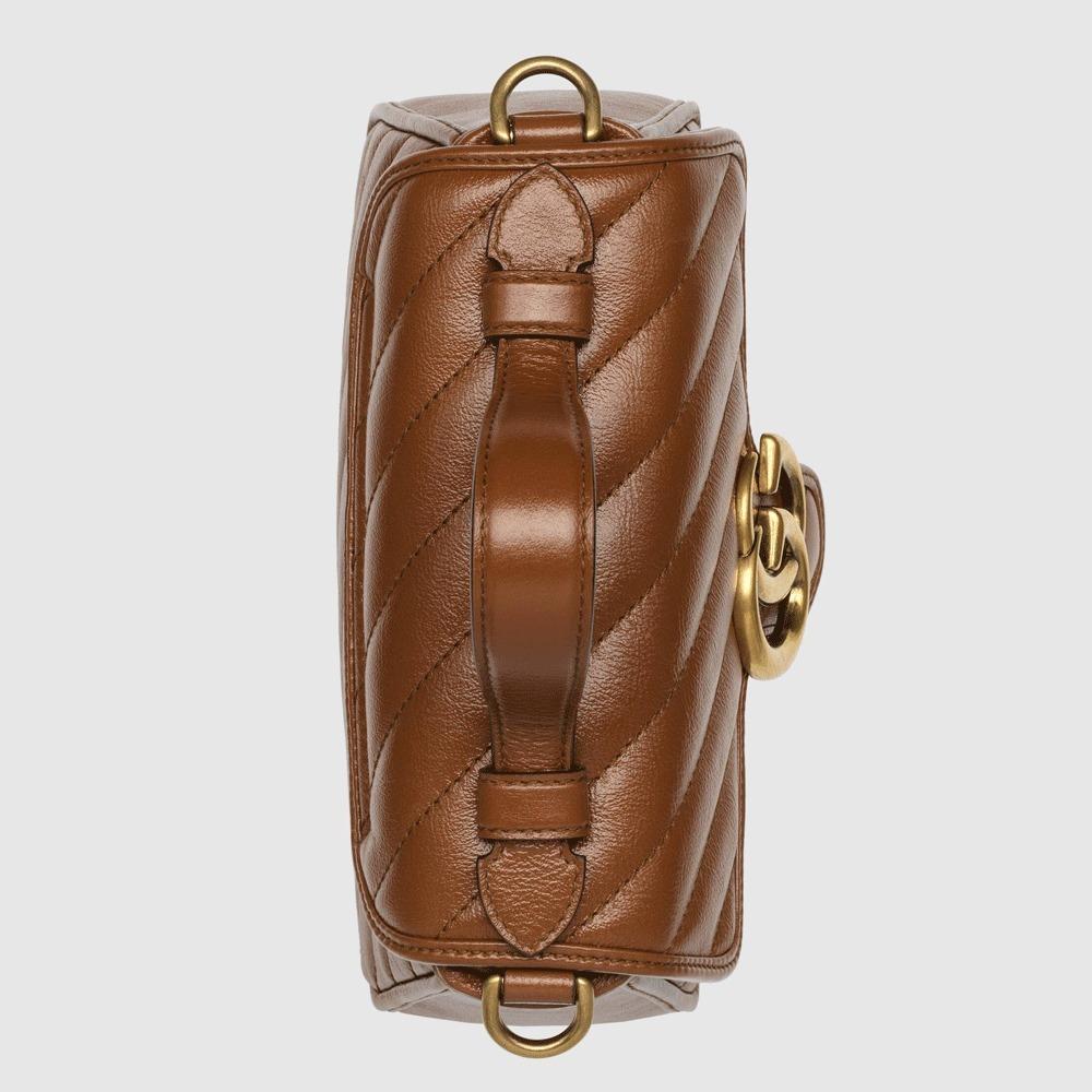 グッチ GUCCI GGマーモント ミニ トップ ハンドルバッグ 583571 0OLFT 2535