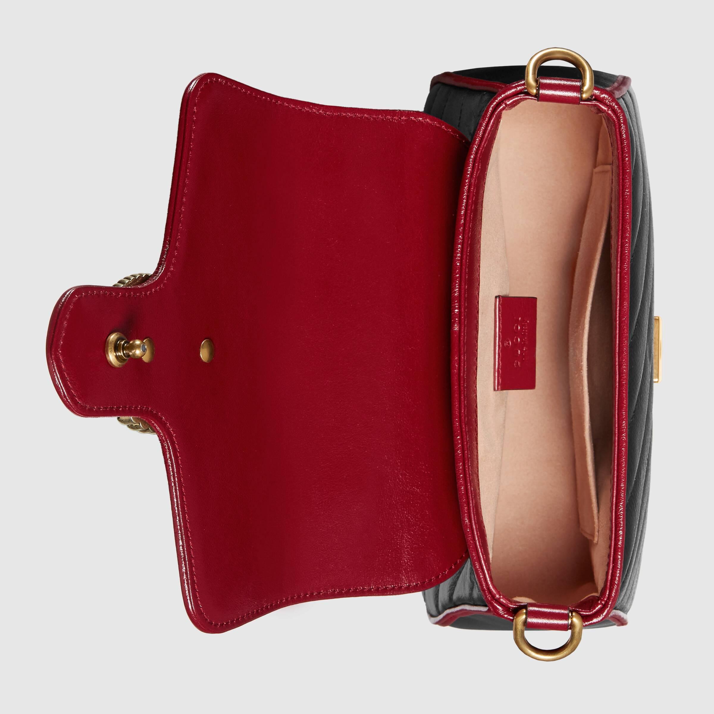 グッチ GUCCI GGマーモント ミニ トップ ハンドルバッグ 583571 0OLFX 8277