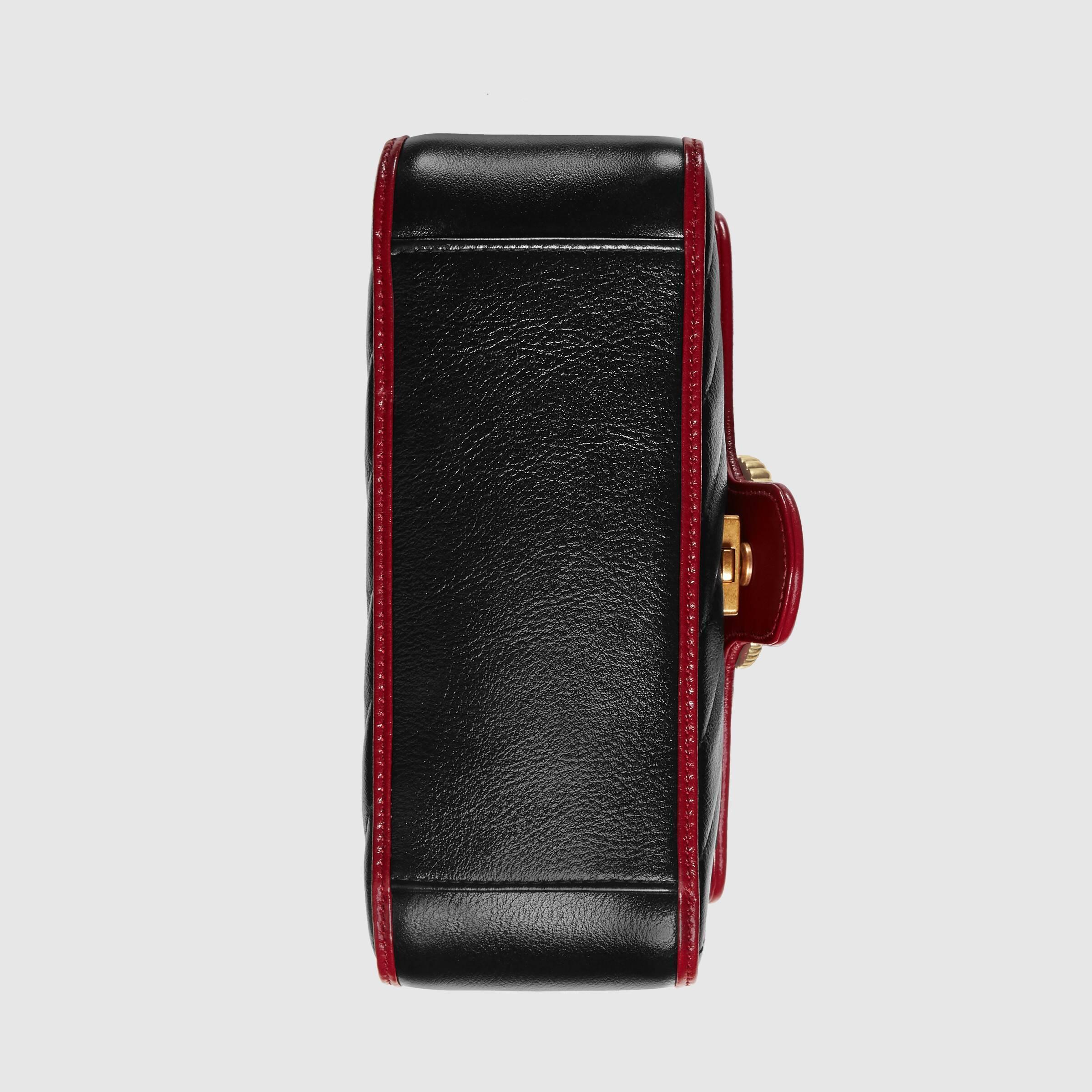 グッチ GUCCI GGマーモント ミニ トップ ハンドルバッグ 583571 0OLFX 8277